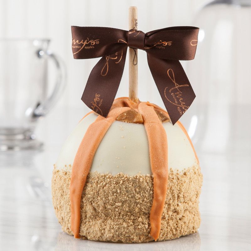 pumpkin spice caramel apple with white Belgian chocolate #68100